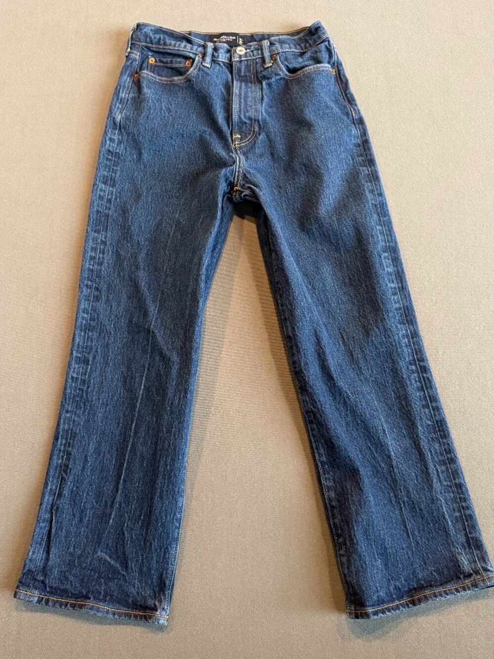 Abercrombie & Fitch A&F Vintage Stretch Baggy Jeans Medium Wash 31W 30L